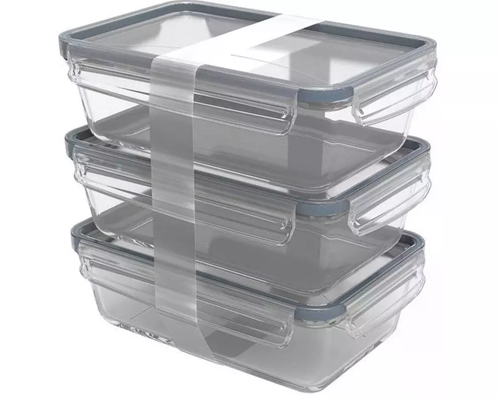 Rotho Vorratsglas Click & Lock 3 x 1.3 l