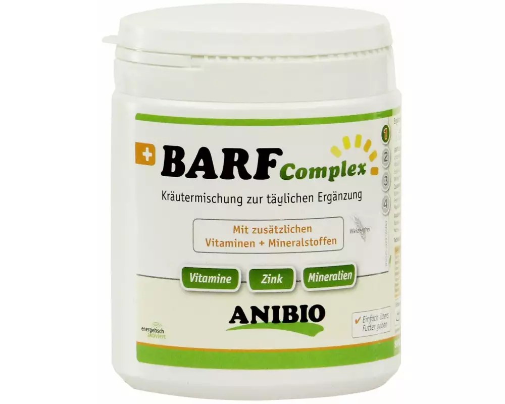 Anibio Hunde-Nahrungsergänzung BARF Complex Kräutermix, 420 g