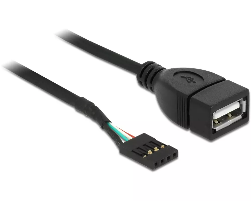 Delock USB 2.0-Kabel Pinheader - USB-A 0.2 m