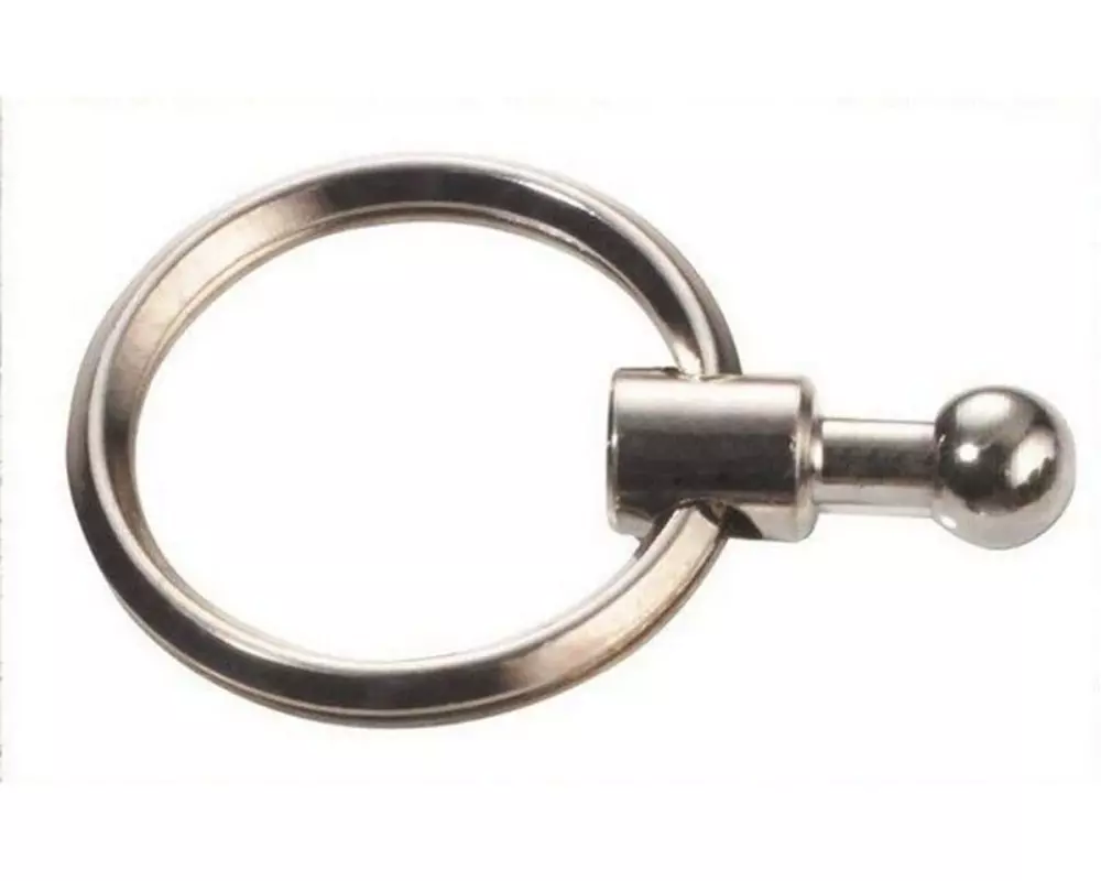Troika Ersatzring Patent Chrome Schwarz Matt, 1 Stück