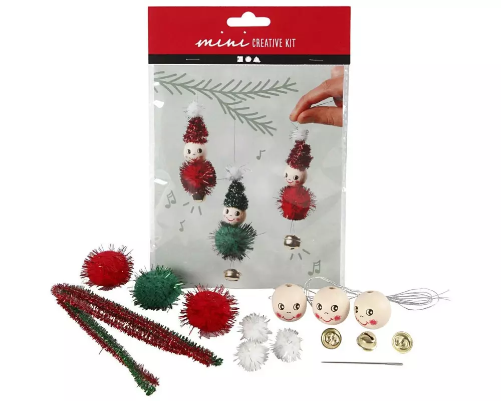 Creativ Company Bastelset Mini-Kreativ Set 17-teilig