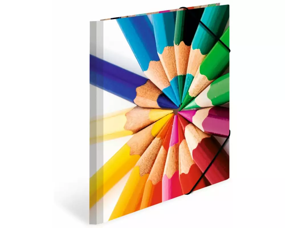 HERMA Gummibandmappe A3 Stifte, Karton, mit Innendruck