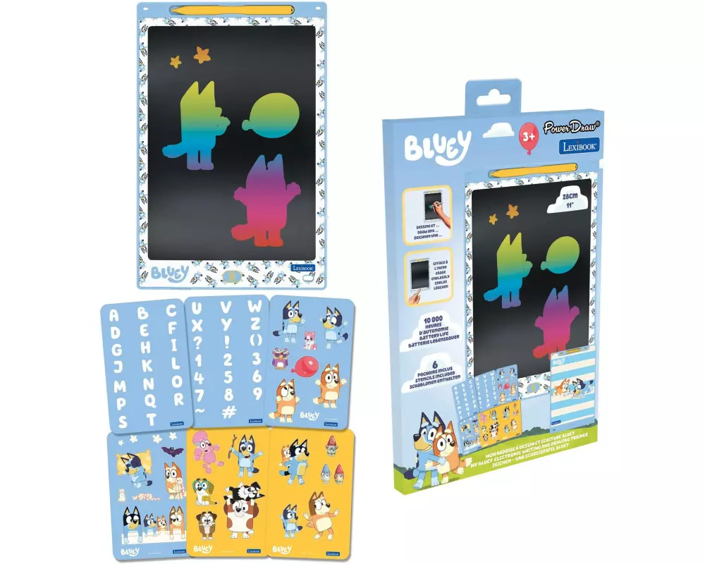 Lexibook Lern-Zeichentablett Bluey 11