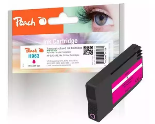 Peach Toner HP No. 963 M, 3JA24AE Magenta