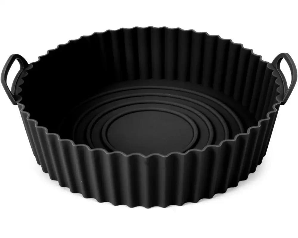 KitchBo Silikonform, 20 x 20 x 6.3 cm, Schwarz / Grau