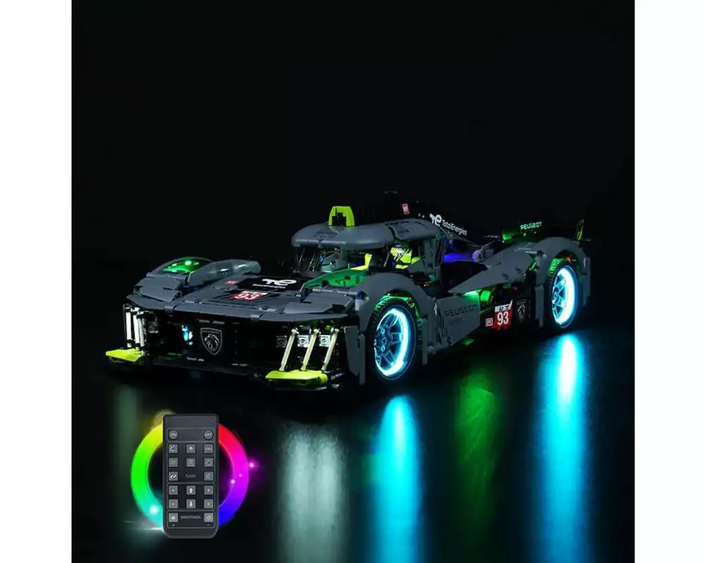 BrickBling LED-Licht-Set für LEGO 42156 Peugeot 9 x 8 24H Le Mans