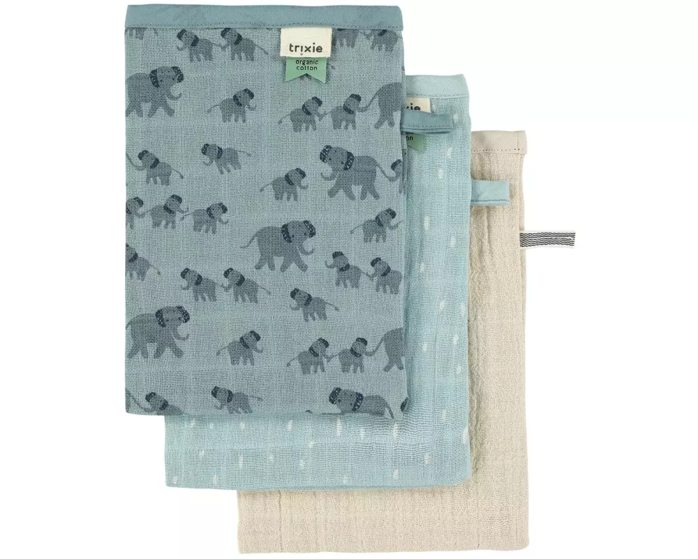 Trixie Mullwaschhandschuhe 3er Set Elefant