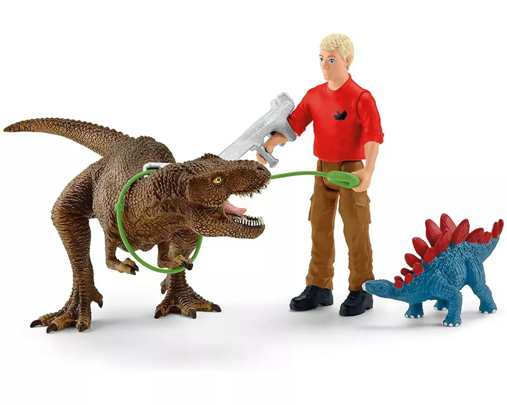 Schleich Spielfigurenset Dinosaurs Tyrannosaurus Rex Angriff