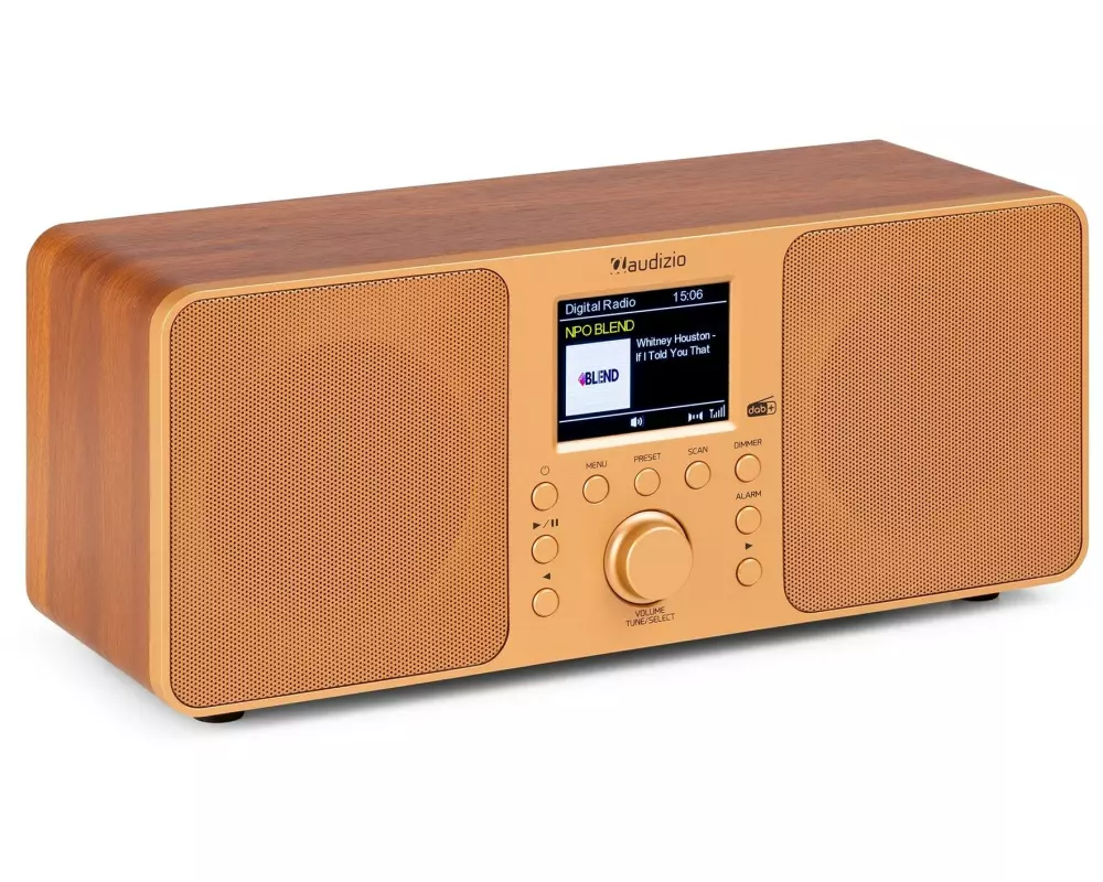 Audizio Genua-CU DAB+/FM Radio mit Bluetooth, Stereo, Kupfer