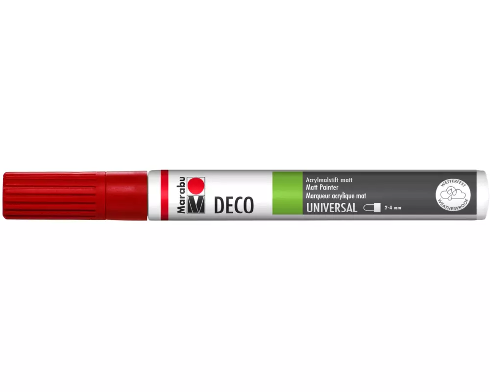 Marabu Acrylmarker Deco Painter 2 - 4 mm, Kirsche