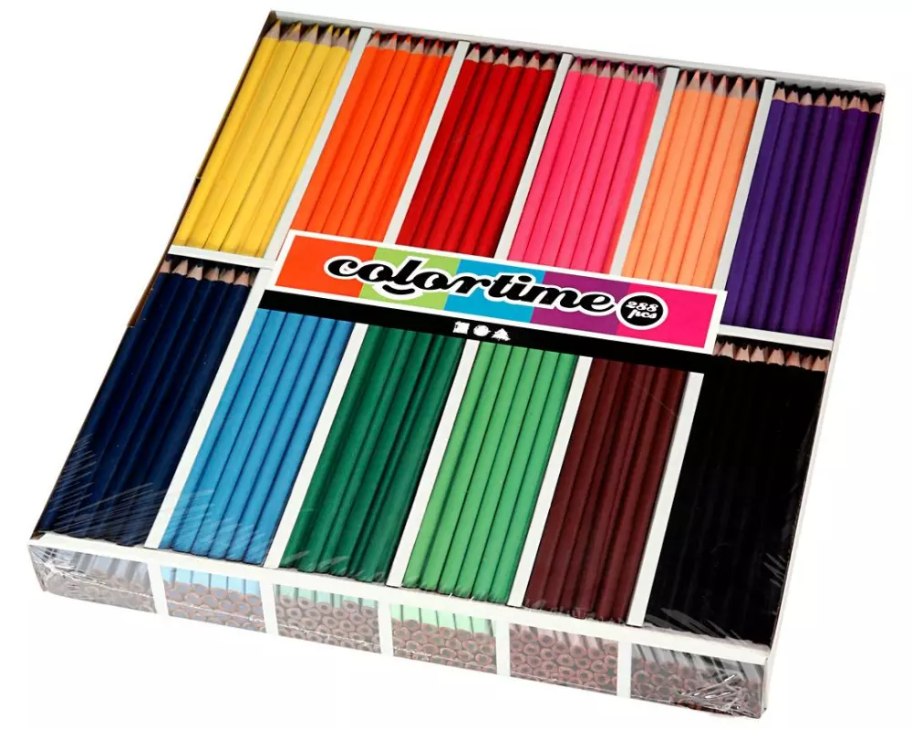 Creativ Company Farbstifte Colortime, sortierte Farben, 288 Stück