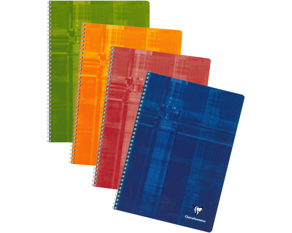 CLAIREFONTAINE Spiralheft ass. A4 8146 liniert 50 Blatt