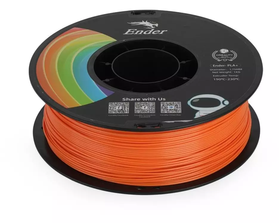 Creality Filament PLA+ Orange, 1.75 mm, 1 kg
