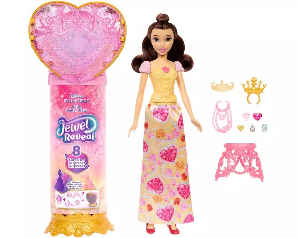 Disney Princess Spielset Jewel Reveal Belle-Puppe