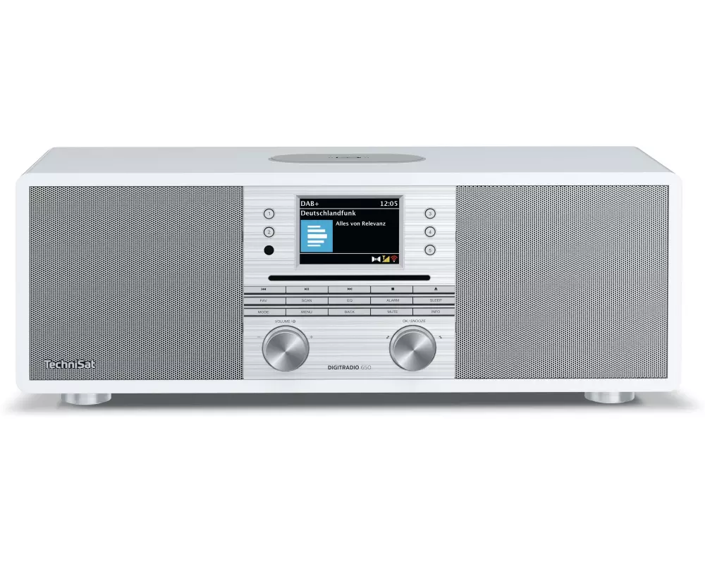 Technisat DAB+ Radio DIGITRADIO 650 Weiss