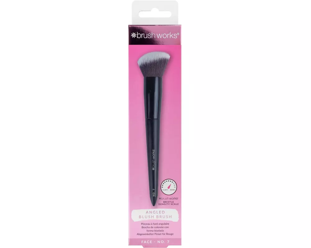 Brushworks Blush Brush Abgeschrägt, synthetische Borsten