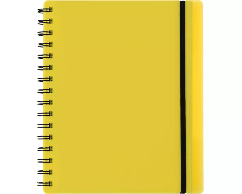 Kolma Notizheft Easy A5, Kariert, Gelb