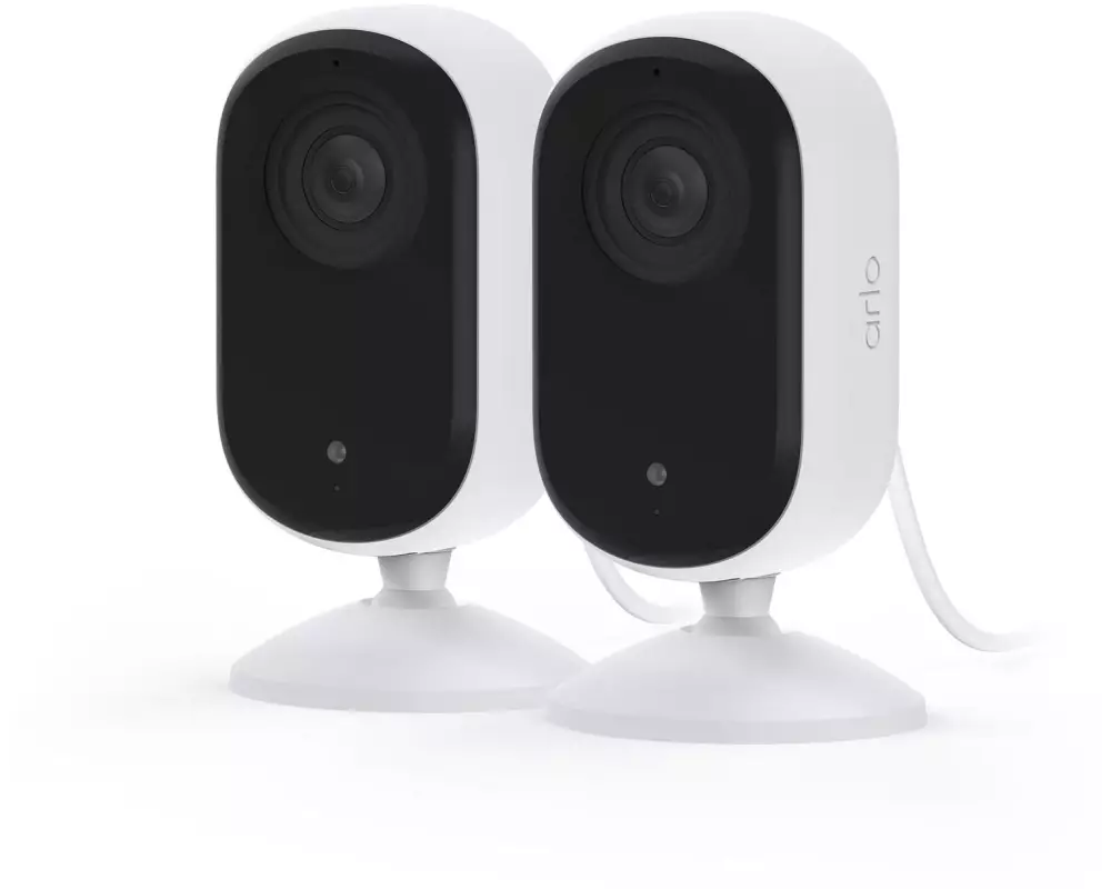Arlo Essential 2K Indoor VMC3260 Weiss, 2er Set