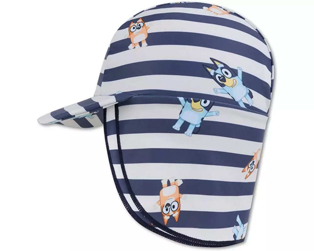 Swim Essentials UV-Mütze Bluey Gr. 2 cm, Blau gestreift