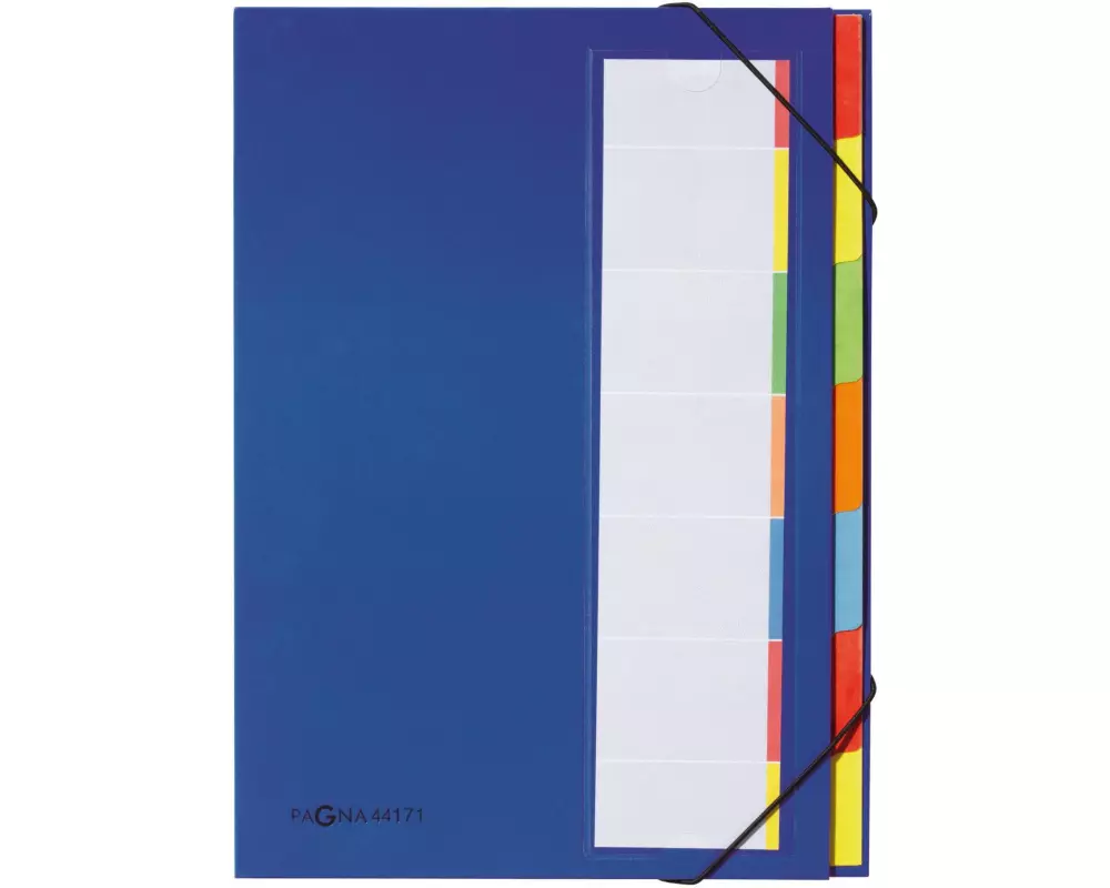 Pagna Ordnungsmappe A4 Premium Blau, 7 Fächer