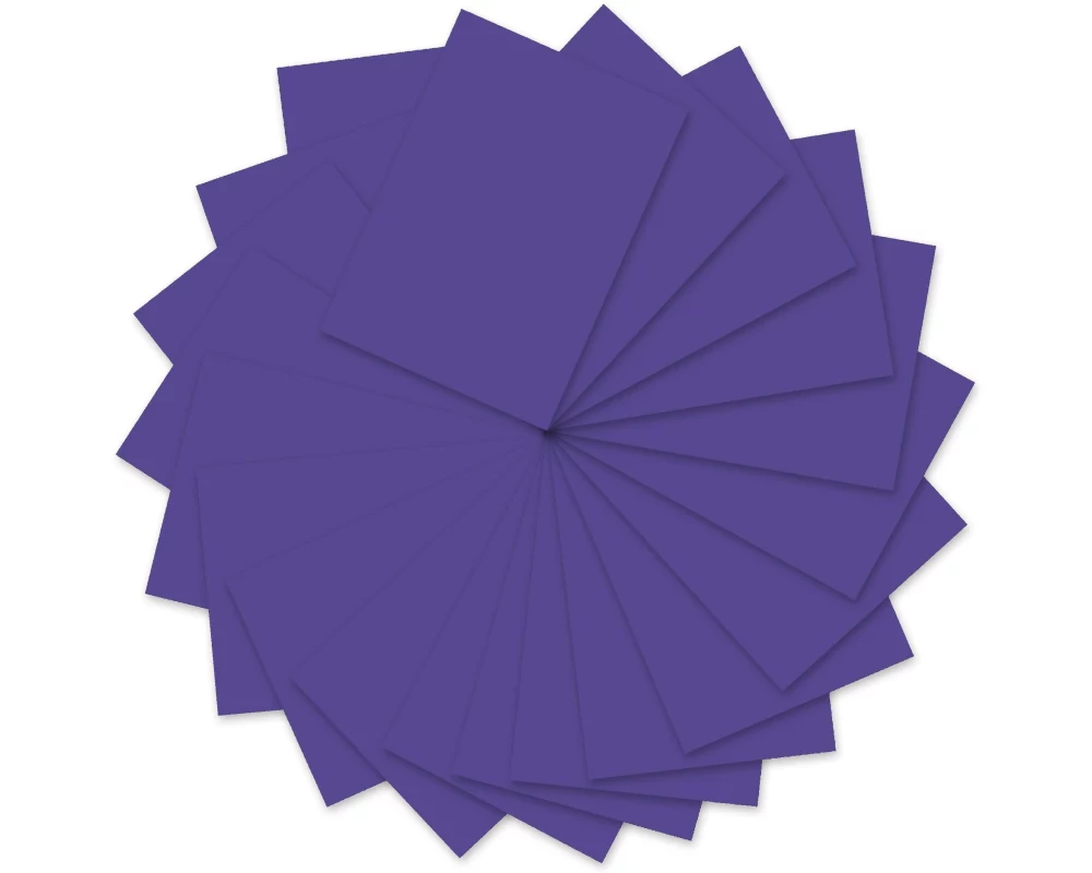 URSUS Tonzeichenpapier A4, 130 g/m², 100 Blatt, Violett
