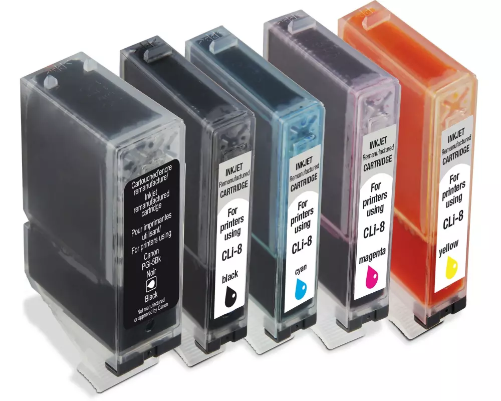 Generic Ink Tinte Canon PGI-5 Multipack Black/Cyan/Magenta/Yellow
