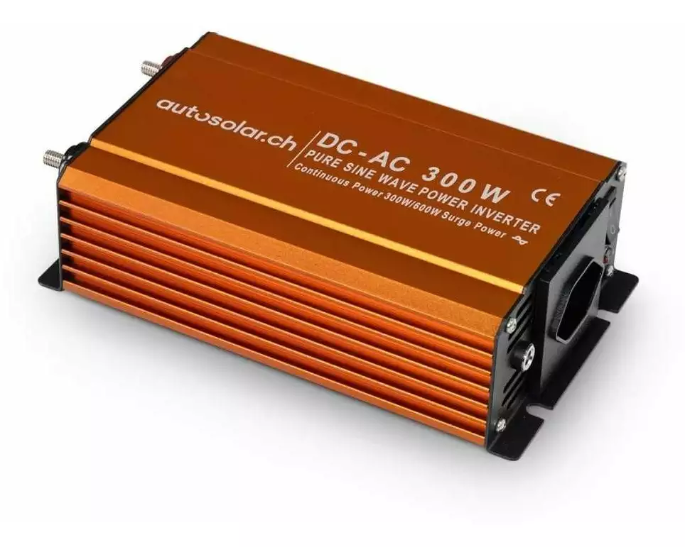 autosolar Wechselrichter 12 V DC zu 230 V AC 300 W