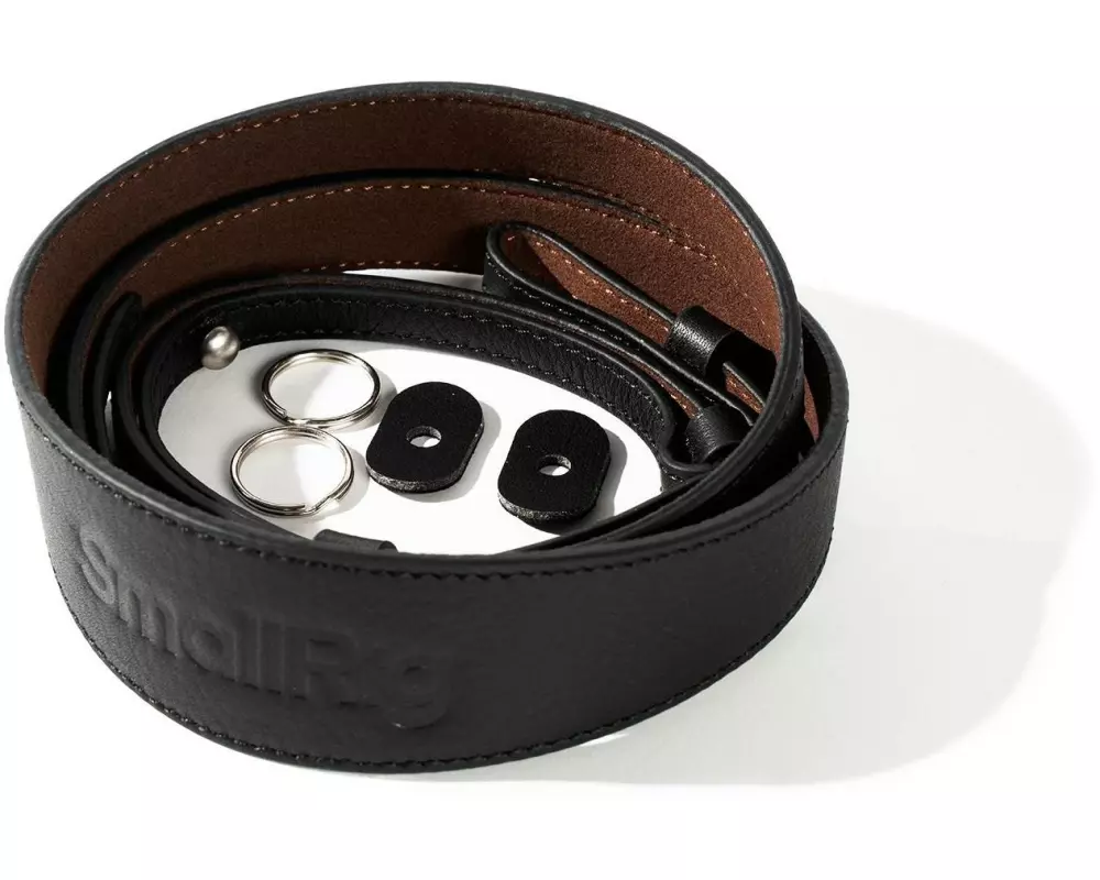 Smallrig Leather Camera Shoulder Strap Schwarz