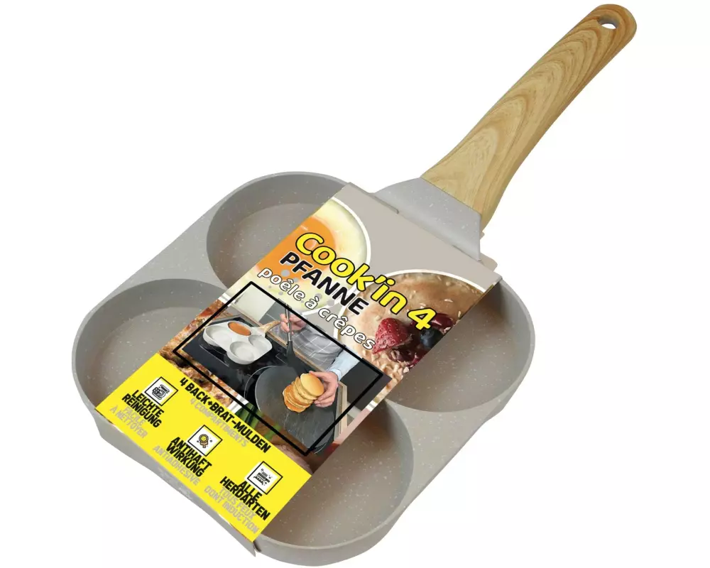 Mediashop Pan Cake Pfanne 4in1 Ø 9 cm