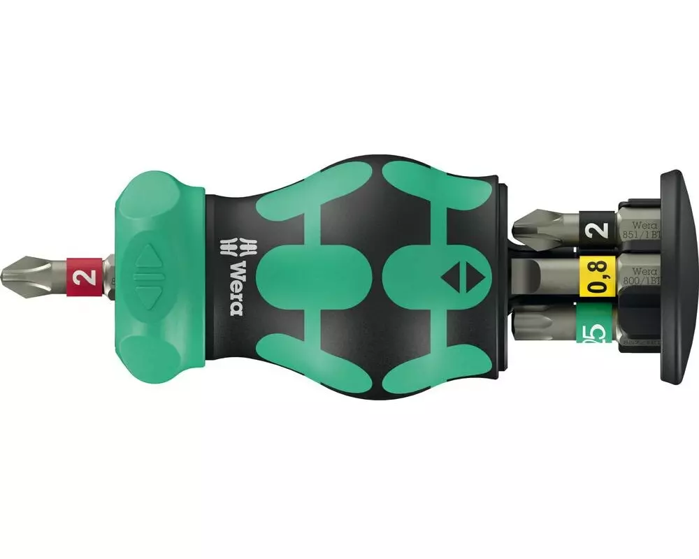 Wera Kraftform Kompakt Stubby Magazin RA 2, 6-teilig