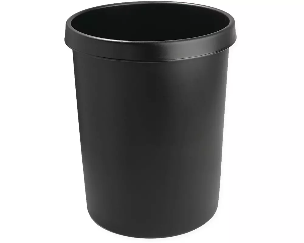 Helit Papierkorb 45 l, Schwarz