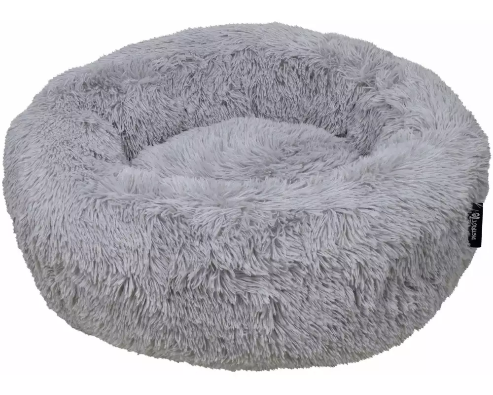 District 70 Hunde-Bett Fuzz, Hellgrau, L