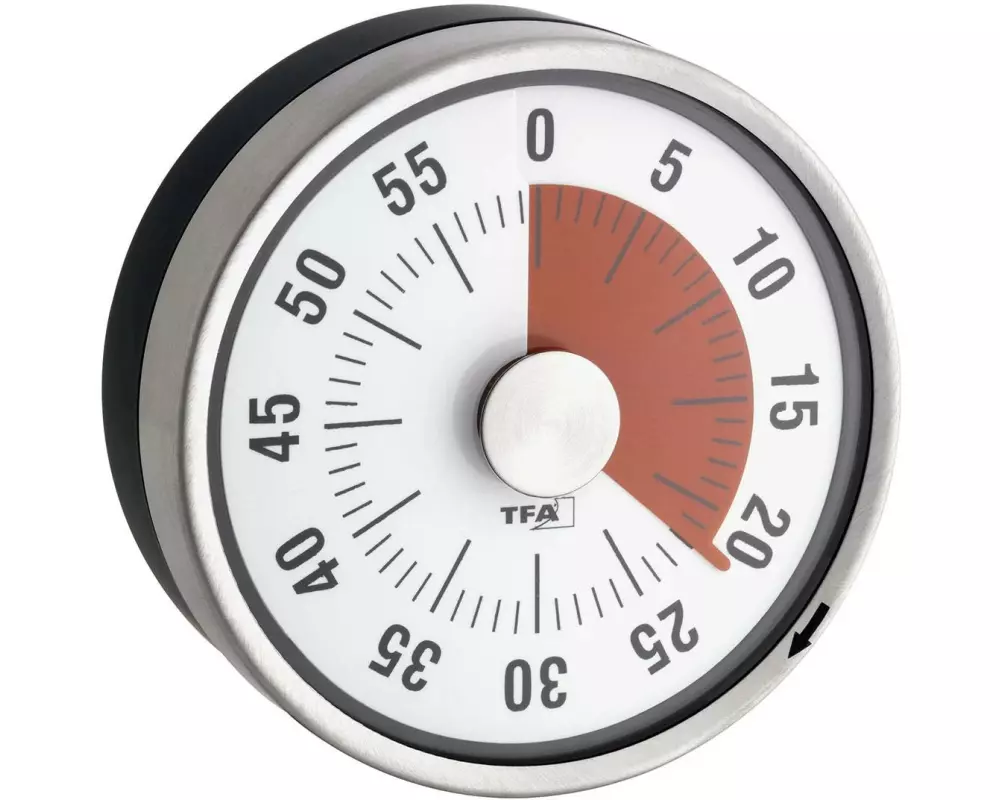 TFA Dostmann Küchentimer Puck Anthrazit