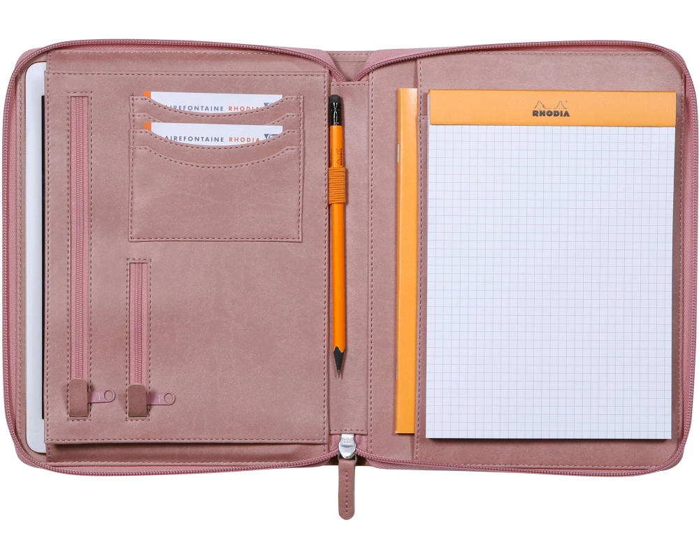 RHODIA Konferenzmappe A5 168108C rosa