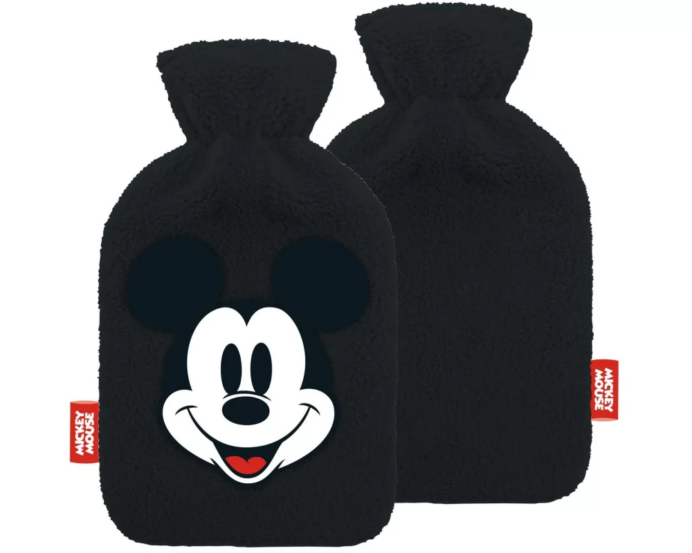 Arditex Bettflasche Disney: Mickey gestickt Schwarz/Weiss