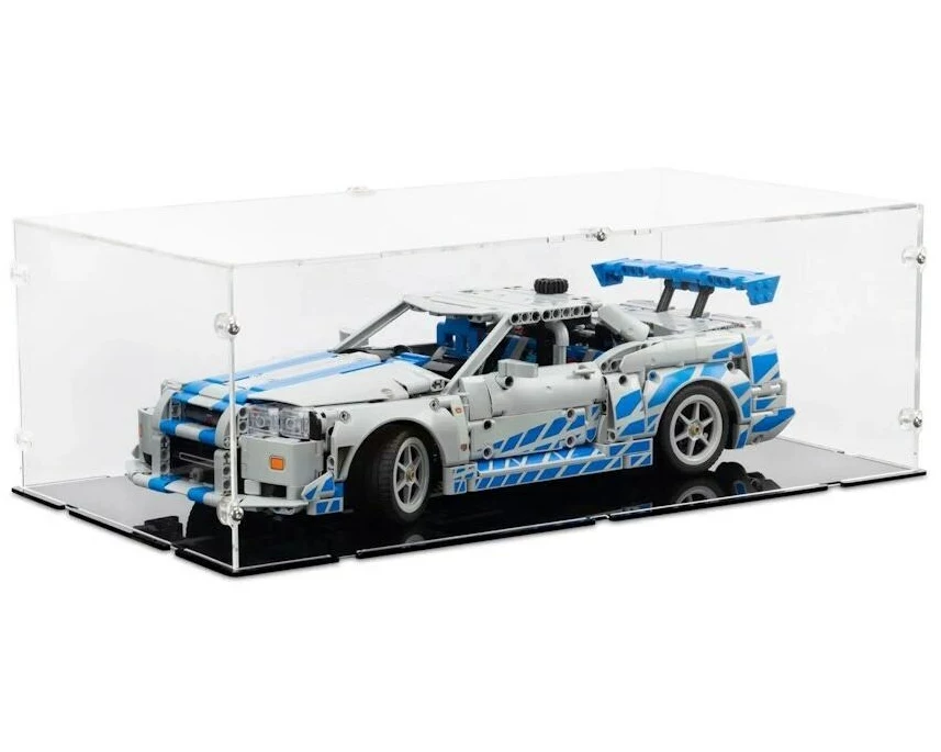 iDisplayit Acryl-Display für LEGO 42210 2 Fast 2 Furious Nissan Skyline
