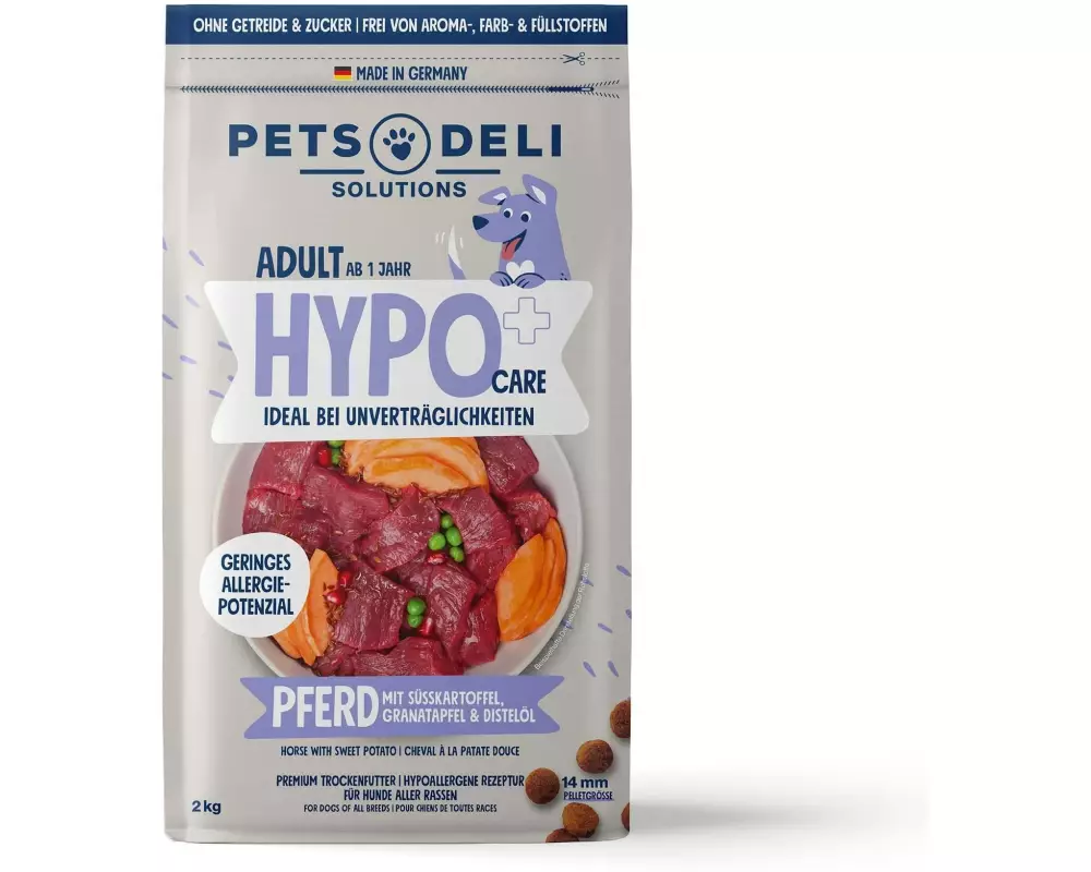 Pets Deli Hypo Pferd, Süsskartoffel, Distelöl 2 kg