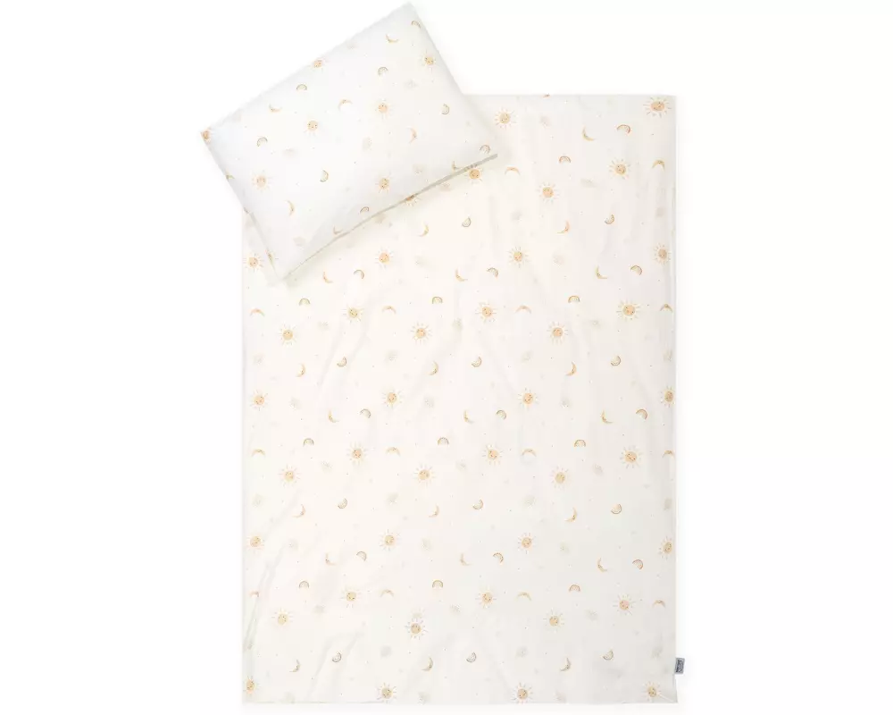 Julius Zöllner Kinderbettwäsche Jersey Happy Sun 100 x 135 + 40 x 60 cm