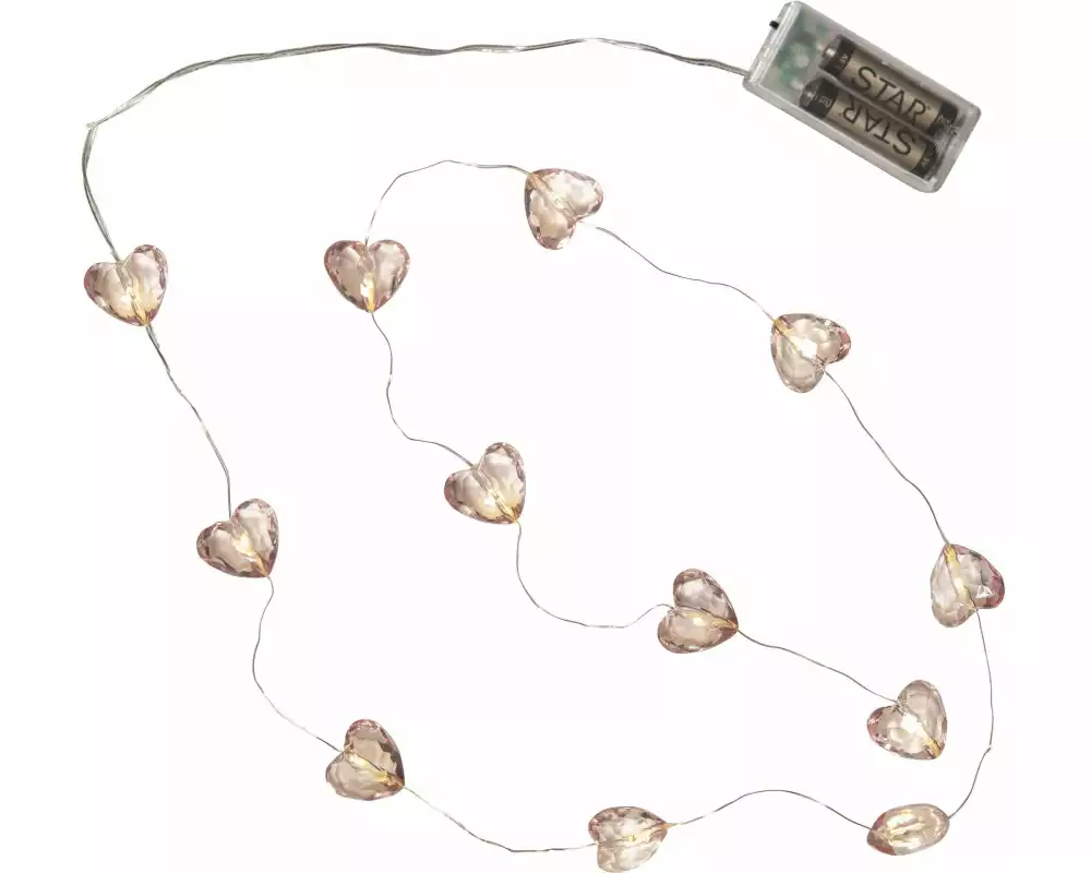 Star Trading Lichterkette Valentine Rosa