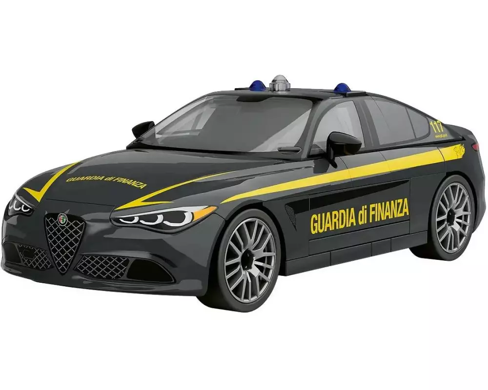 COBI Bausteinmodell Alfa Romeo Giuilia Quadrifoglio Finanza 1:35
