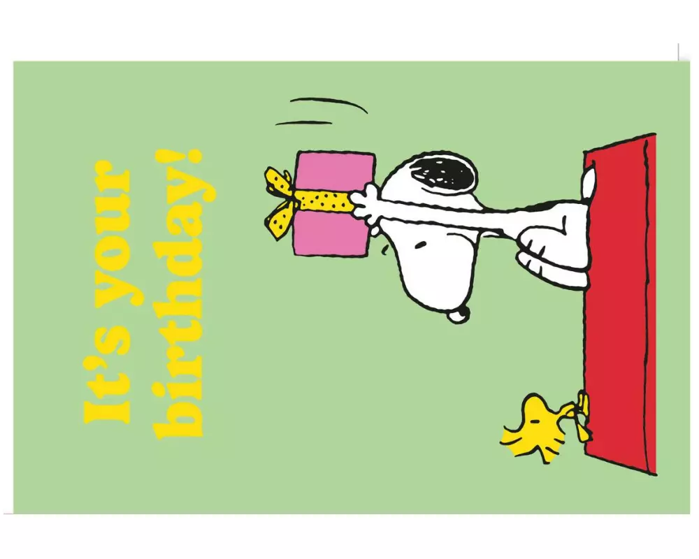 Braun + Company Geburtstagskarte Snoopy, 11.5 x 17 cm