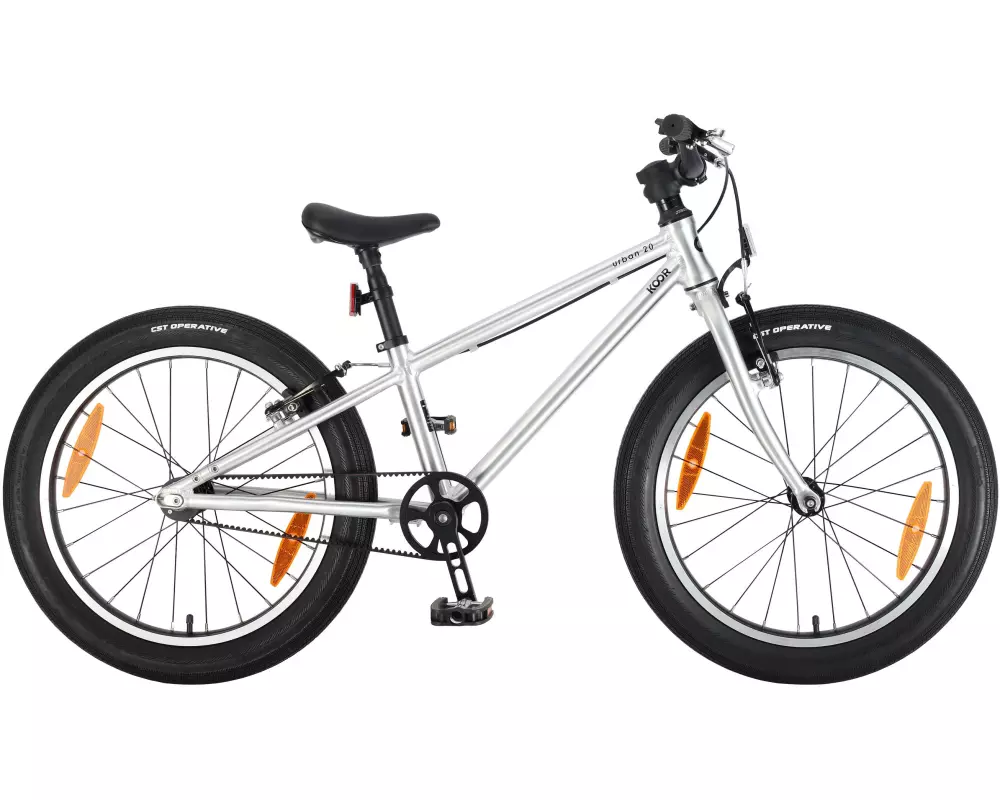 KOOR Kindervelo Urban 20 belt-drive 8 kg Silber