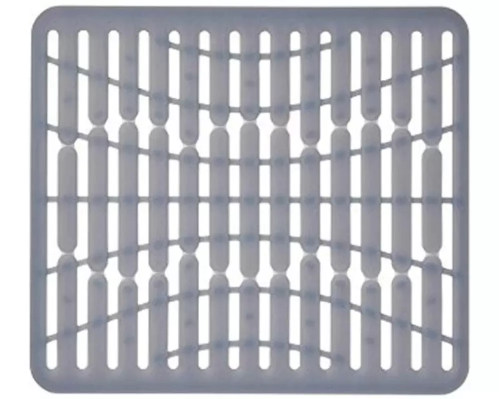 Oxo Good Grips Spülbeckenmatte, 32 x 28 cm, Silikon, Grau