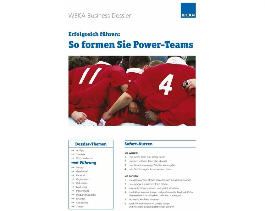 So formen Sie Power-Teams