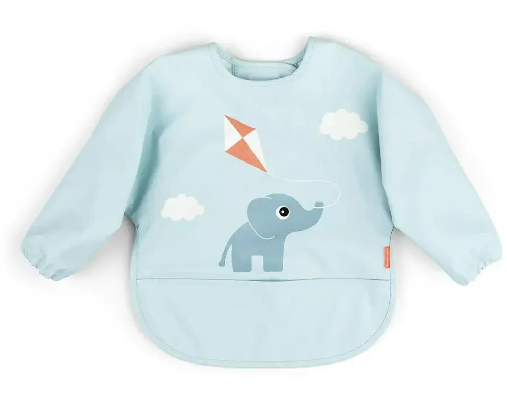 done by deer Ärmel-Lätzchen Playground Blau 34 x 72 cm