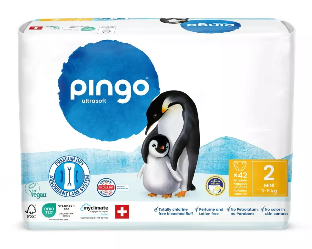 Pingo Ökowindeln Grösse 2, Mini