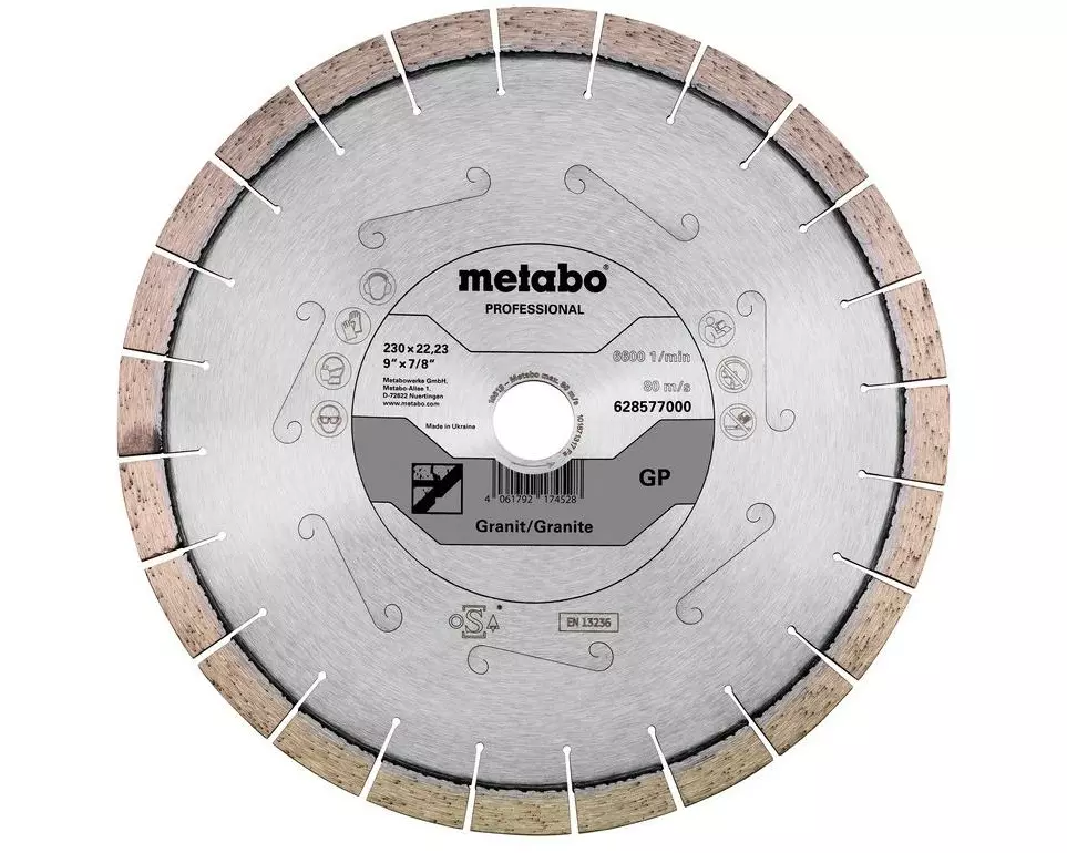 Metabo Trennscheibe GP Granit Professional Diamant 230 mm