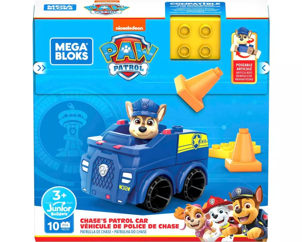 Mega Bloks Paw Patrol Chases Patrol Car