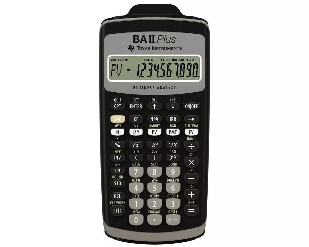 Texas Instruments Finanzrechner BA II Plus
