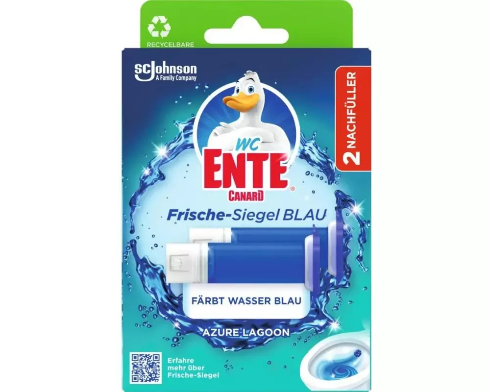 WC-Ente WC-Reiniger Frische-Siegel Nachfüller Azure Lagoon